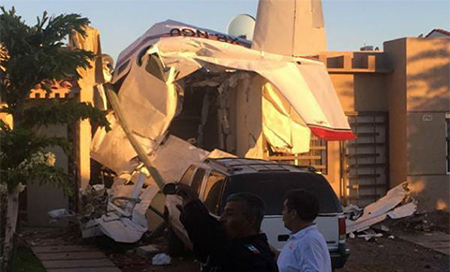 Accidente de avioneta en Culiacán